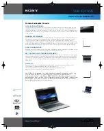 Sony VAIO VGN-FJ170/B Specifications preview