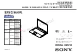 Preview for 1 page of Sony VAIO VGN-FJ1SR Service Manual