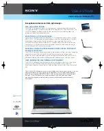 Sony VAIO VGN-FS730/W Specifications preview