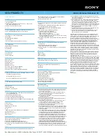 Preview for 2 page of Sony VAIO VGN-FW460J/H Specifications