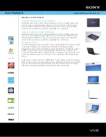 Sony VAIO VGN-FW490JCB Specifications preview