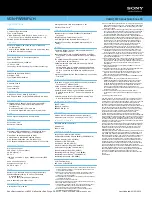 Preview for 2 page of Sony VAIO VGN-FW590FV Specifications