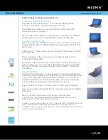 Preview for 1 page of Sony VAIO VGN-NW265F Specifications