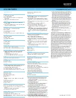 Preview for 2 page of Sony VAIO VGN-NW320F Specifications