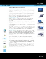 Preview for 1 page of Sony VAIO VGN-NW350F Specifications