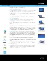 Preview for 1 page of Sony VAIO VGN-NW370F Specifications