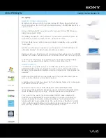 Preview for 1 page of Sony VAIO VGN-P530H Specifications