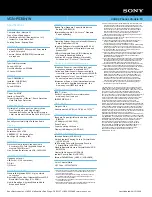 Preview for 2 page of Sony VAIO VGN-P530H Specifications