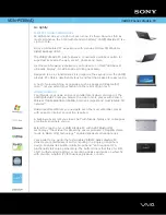 Sony VAIO VGN-P530N Specifications preview