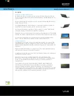 Preview for 1 page of Sony VAIO VGN-P610G Specifications