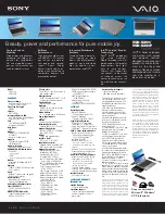 Preview for 1 page of Sony VAIO VGN-S260 Specifications