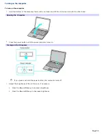 Предварительный просмотр 24 страницы Sony VAIO VGN-S260 User Manual