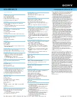 Preview for 2 page of Sony VAIO VGN-SR510G/B Specifications