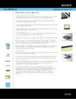 Preview for 1 page of Sony VAIO VGN-SR520G/B Specifications