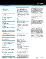 Preview for 2 page of Sony VAIO VGN-SR520G/H Specifications