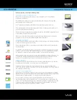 Preview for 1 page of Sony VAIO VGN-SR590FAB Specifications