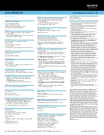 Preview for 2 page of Sony VAIO VGN-SR590FGB Specifications