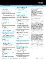 Preview for 2 page of Sony VAIO VGN-SR590FHB Specifications