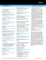 Preview for 2 page of Sony VAIO VGN-SR590GJB Specifications