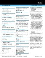 Preview for 2 page of Sony VAIO VGN-SR590GRB Specifications