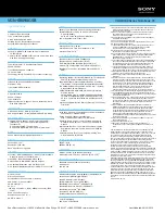 Preview for 2 page of Sony VAIO VGN-SR590GSB Specifications