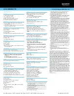 Preview for 2 page of Sony VAIO VGN-SR590GTB Specifications