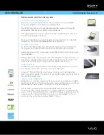 Preview for 1 page of Sony VAIO VGN-SR590GVB Specifications