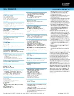 Preview for 2 page of Sony VAIO VGN-SR590GVB Specifications