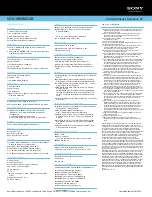 Preview for 2 page of Sony VAIO VGN-SR590GXB Specifications