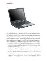 Preview for 1 page of Sony VAIO VGN-SZ28GP Specification Sheet