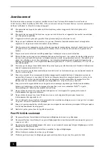 Preview for 6 page of Sony Vaio VGN-TT100 Series Safety Information Manual