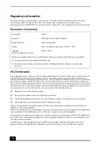 Preview for 8 page of Sony Vaio VGN-TT100 Series Safety Information Manual