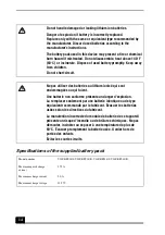 Preview for 14 page of Sony Vaio VGN-TT100 Series Safety Information Manual