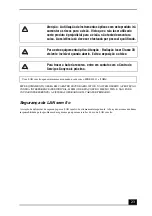 Предварительный просмотр 23 страницы Sony Vaio VGN-TT100 Series Safety Information Manual