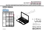 Sony VAIO VGN-TX25C Service Manual preview