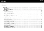 Preview for 2 page of Sony VAIO VGN-TX600 Series User Manual