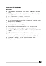 Preview for 19 page of Sony VAIO VGN-TXN20 Series Safety Information Manual