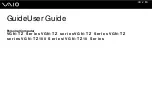 Предварительный просмотр 2 страницы Sony VAIO VGN-TZ100 Series User Manual