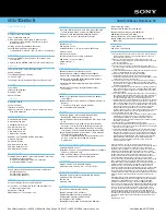 Preview for 2 page of Sony VAIO VGN-TZ240N/B Specifications