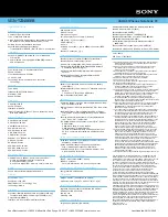 Preview for 2 page of Sony VAIO VGN-TZ340EEB Specifications