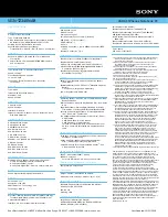 Preview for 2 page of Sony VAIO VGN-TZ340NAB Specifications