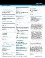 Preview for 2 page of Sony VAIO VGN-TZ340NCB Specifications