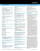 Preview for 2 page of Sony VAIO VGN-TZ340NCN Specifications