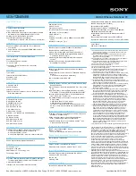 Preview for 2 page of Sony VAIO VGN-TZ340NEB Specifications