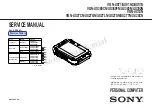 Sony Vaio VGN-UX27CN Service Manual preview