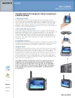 Preview for 1 page of Sony VAIO VGN-UX380N Specifications