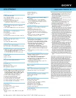 Preview for 2 page of Sony VAIO VGN-Z790DND Specifications