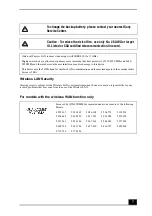 Preview for 7 page of Sony VAIO VGN-Z820G Safety Information Manual