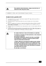 Preview for 23 page of Sony VAIO VGN-Z820G Safety Information Manual