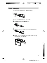 Preview for 7 page of Sony VAIO VGP-BGU1 Operating Instructions Manual